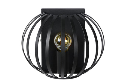 Wandlamp Manuela zwart E14