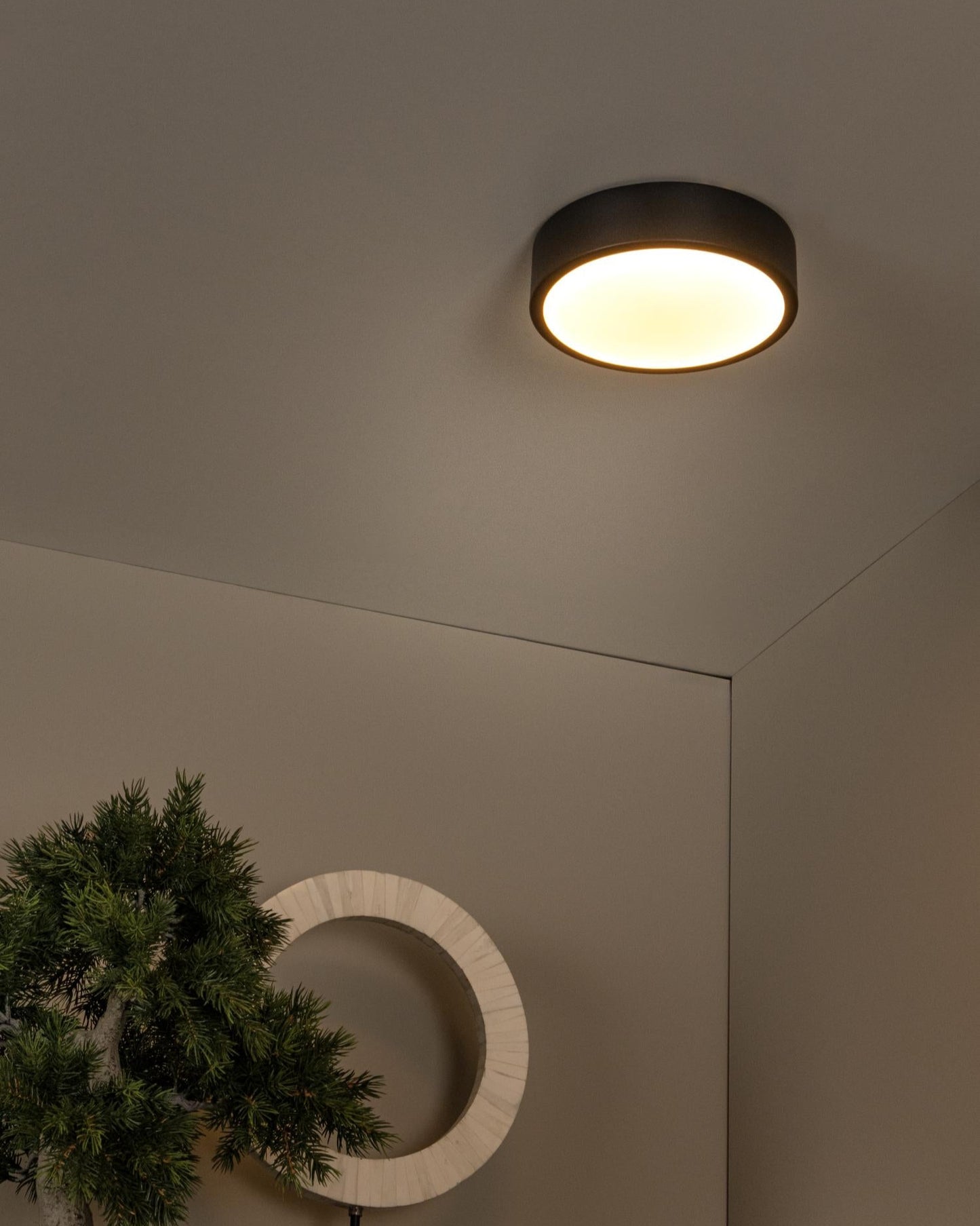 Plafondlamp Unar zwart XS incl. LED 3-standen