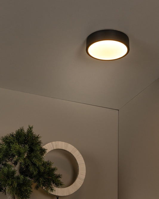 Plafondlamp Unar zwart XS incl. LED 3-standen