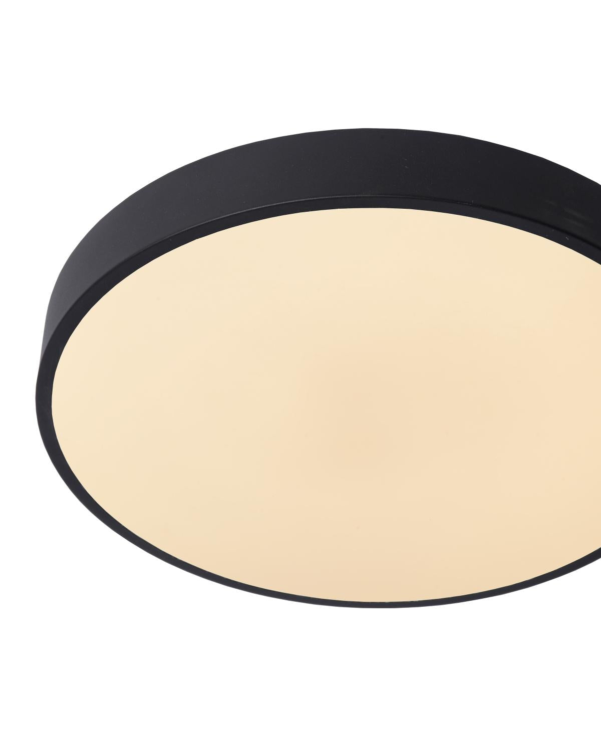 Plafondlamp Unar zwart M incl. LED 3-standen