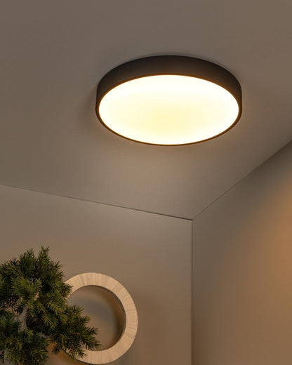 Plafondlamp Unar zwart M incl. LED 3-standen