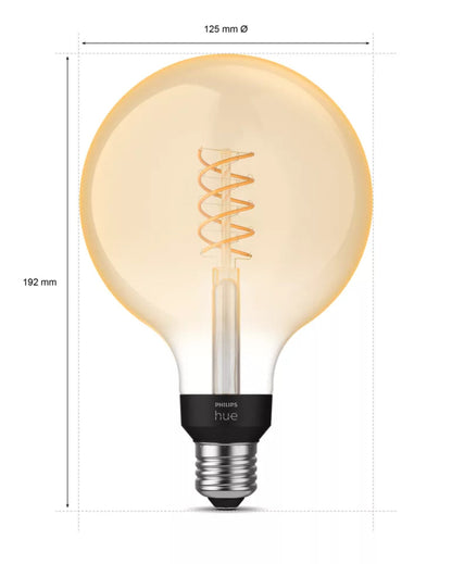 Philips HUE globe 126 white 7W E27