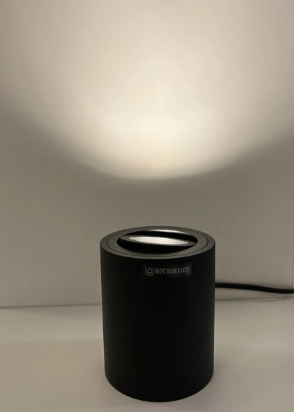 Grondspot zwart rond incl. LED 3-standen GU10