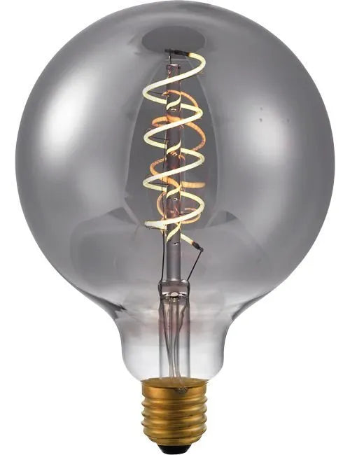 Highlight G125 smoke 6W E27 3-standen LED